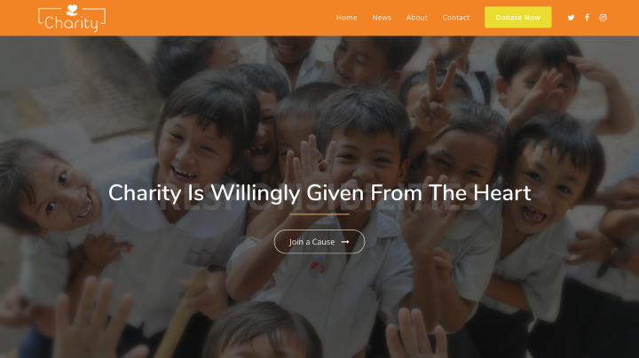Charity 2 template