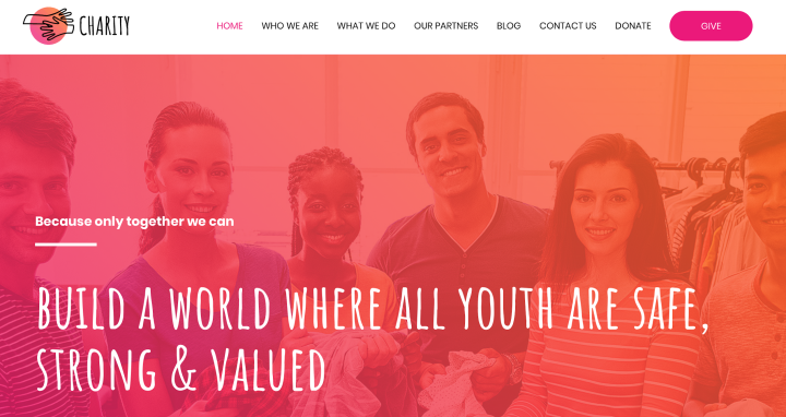 Kids nonprofit organization template