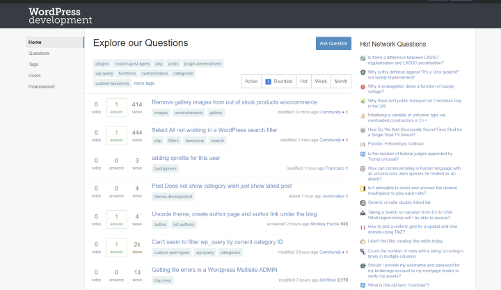 WordPress Stack Exchange