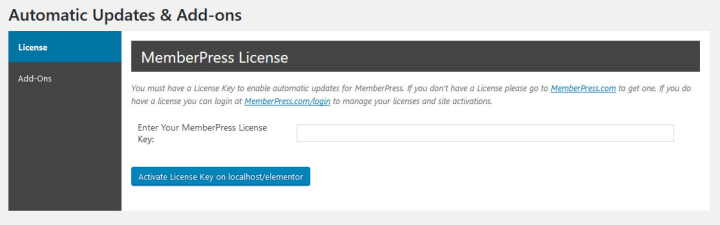 a screenshot showing how to activate memberpress