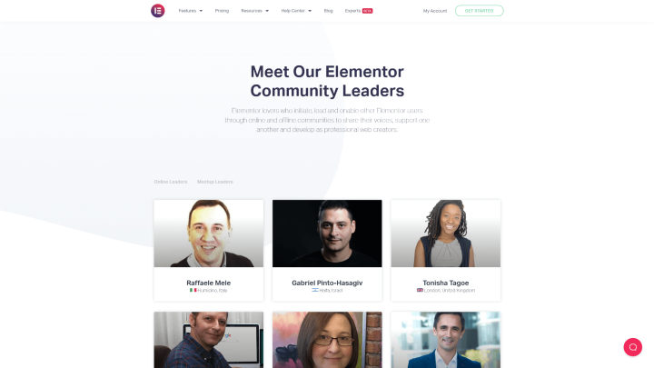 elementor-community-leaders