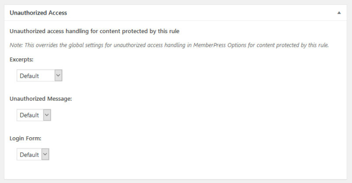 configuring unauthorized access