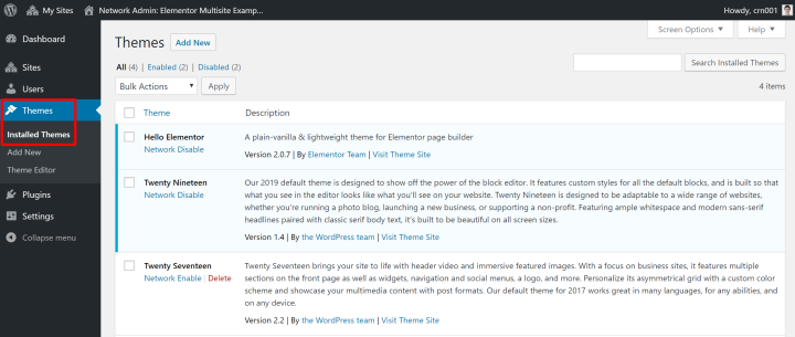 network-themes