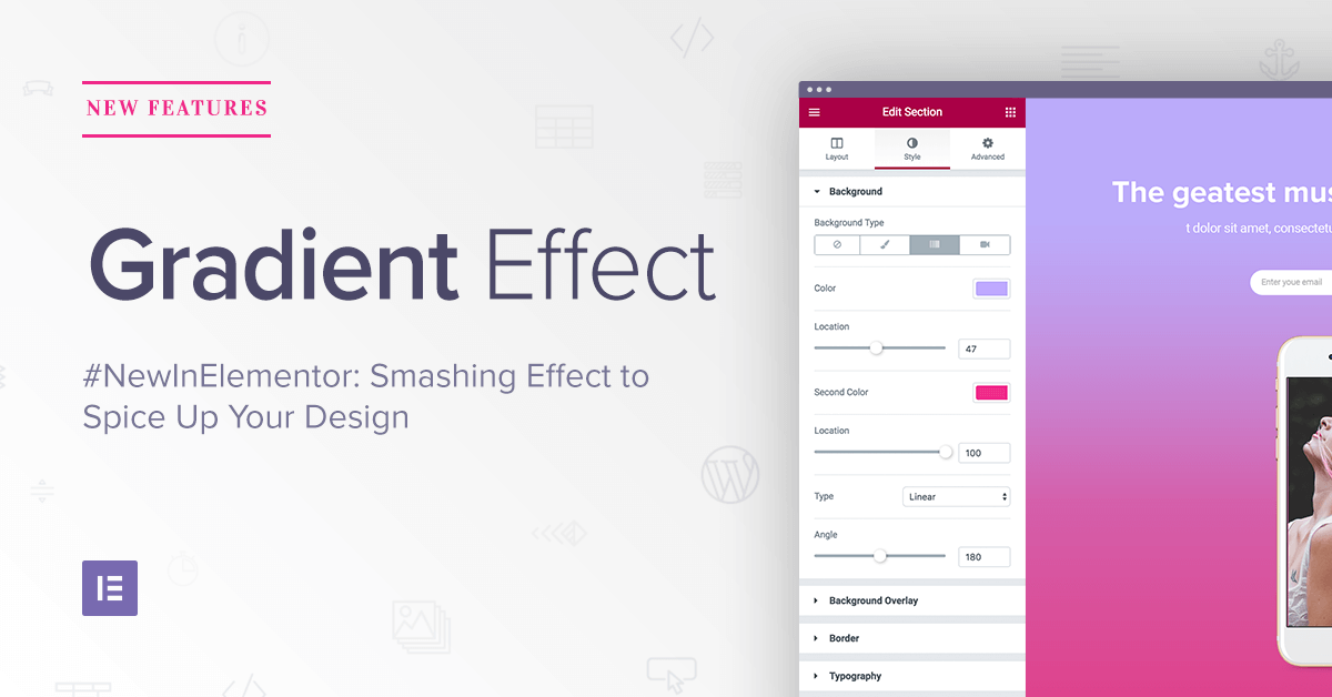 Gradient effect