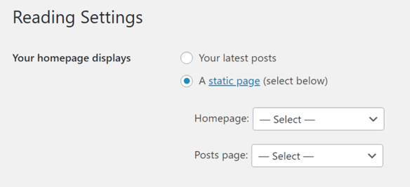 static-homepage