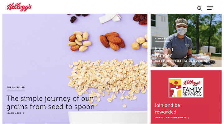 kellogs-website-values