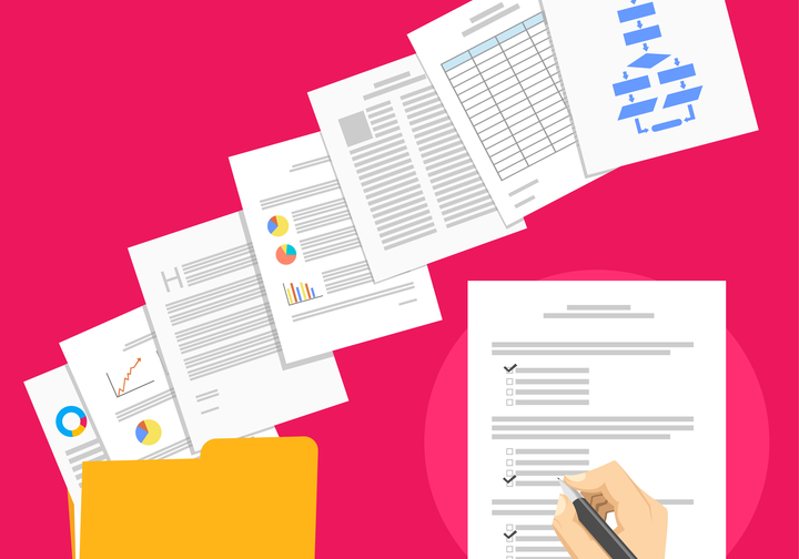 business paperwork image