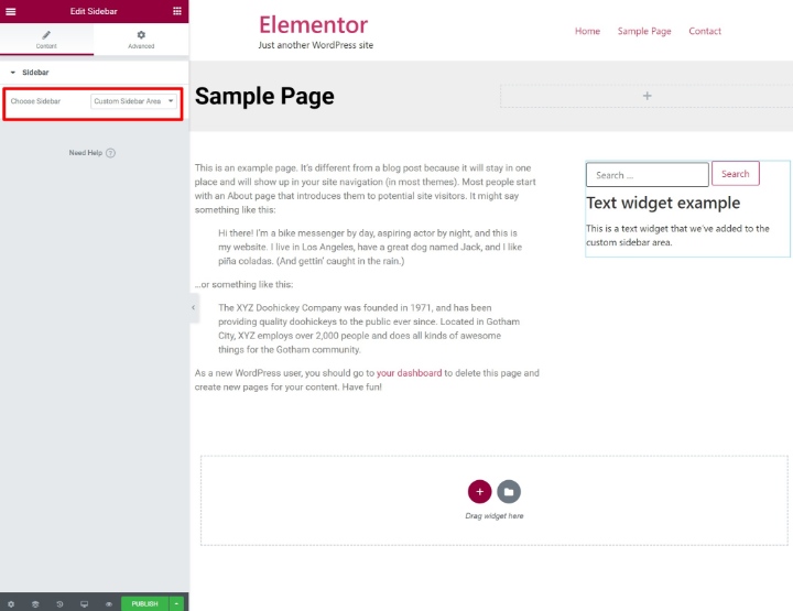 custom-wordpress-sidebar-5-add-sidebar-widget-in-elementor