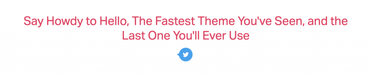 The blockquote adds to every blog post