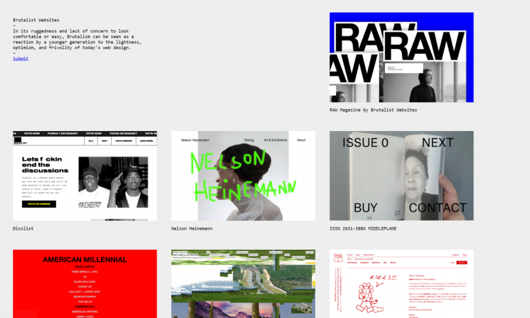 Brutalist Websites