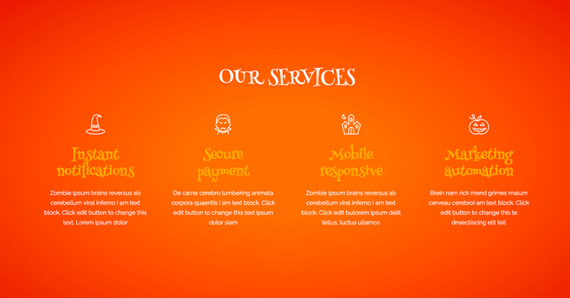 Halloween Services Design