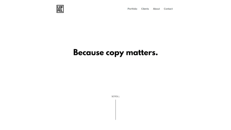 Minimalist web design elementor wordpress shira leffel