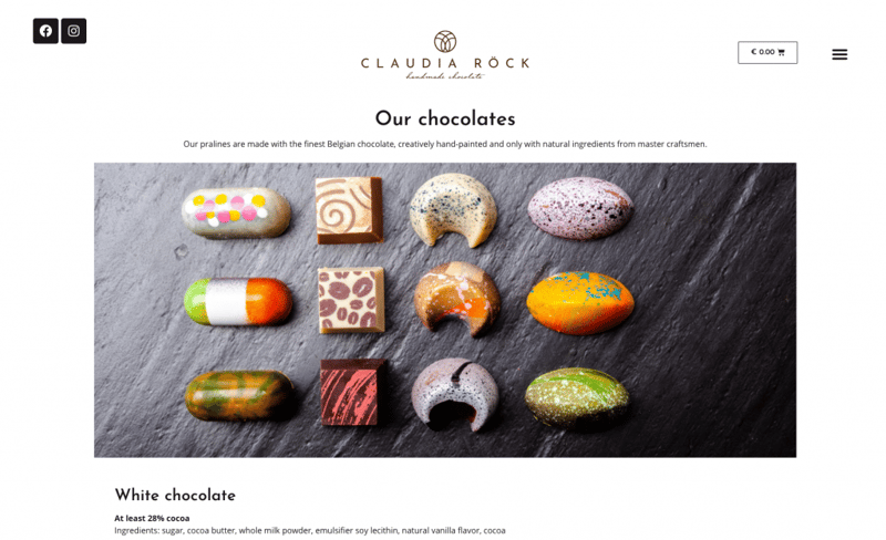 claudia rock elementor showcase