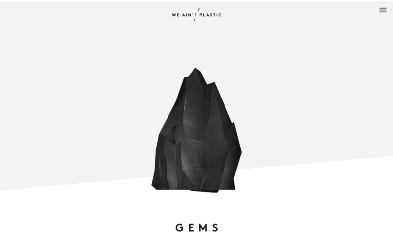 Minimalist web design wordpress weaintplastic