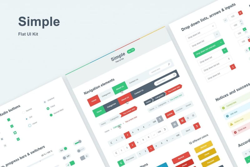 Flat UI Kit