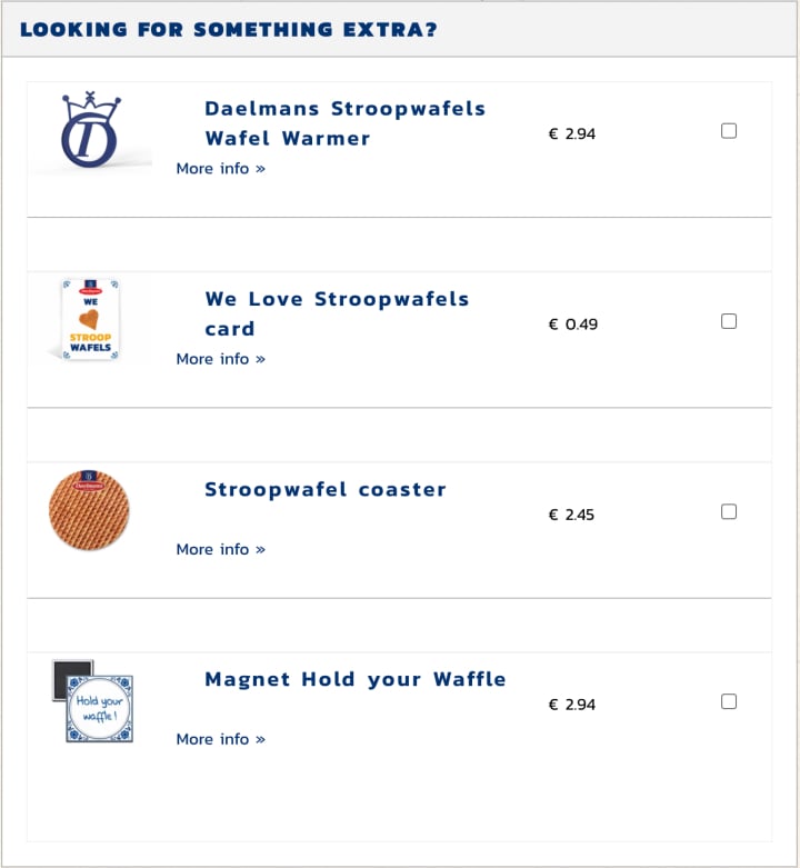 Upsell with a selection of popular products on your WooCommerce Thank You Page.
