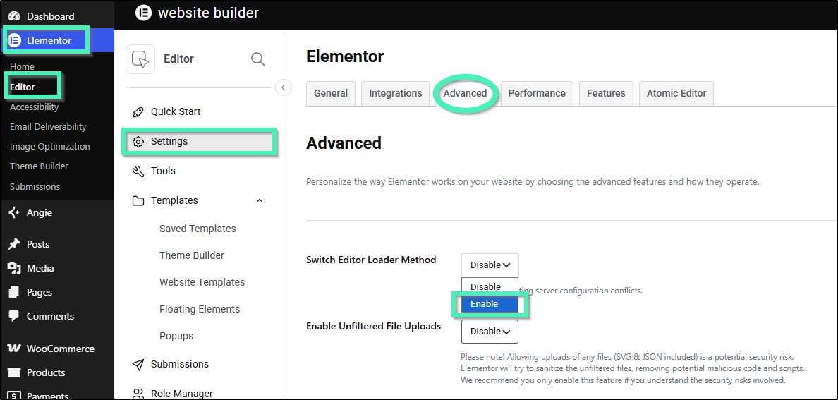 loader method