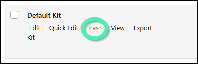 default kit trash