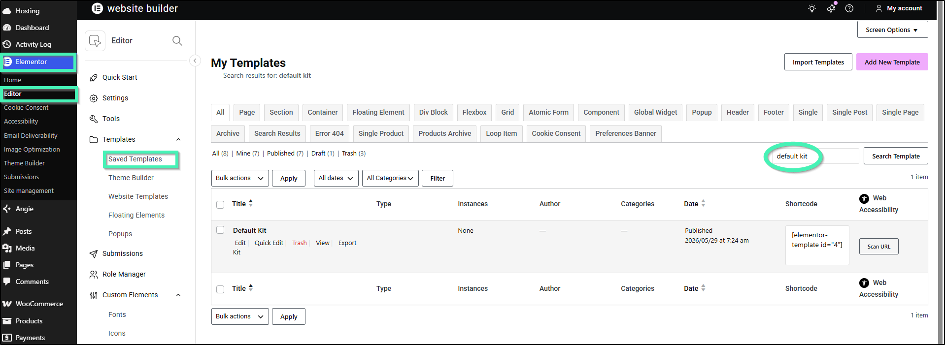 default kit