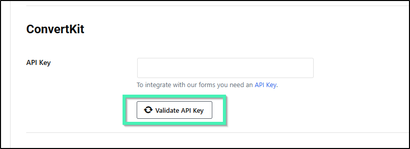 validate api key