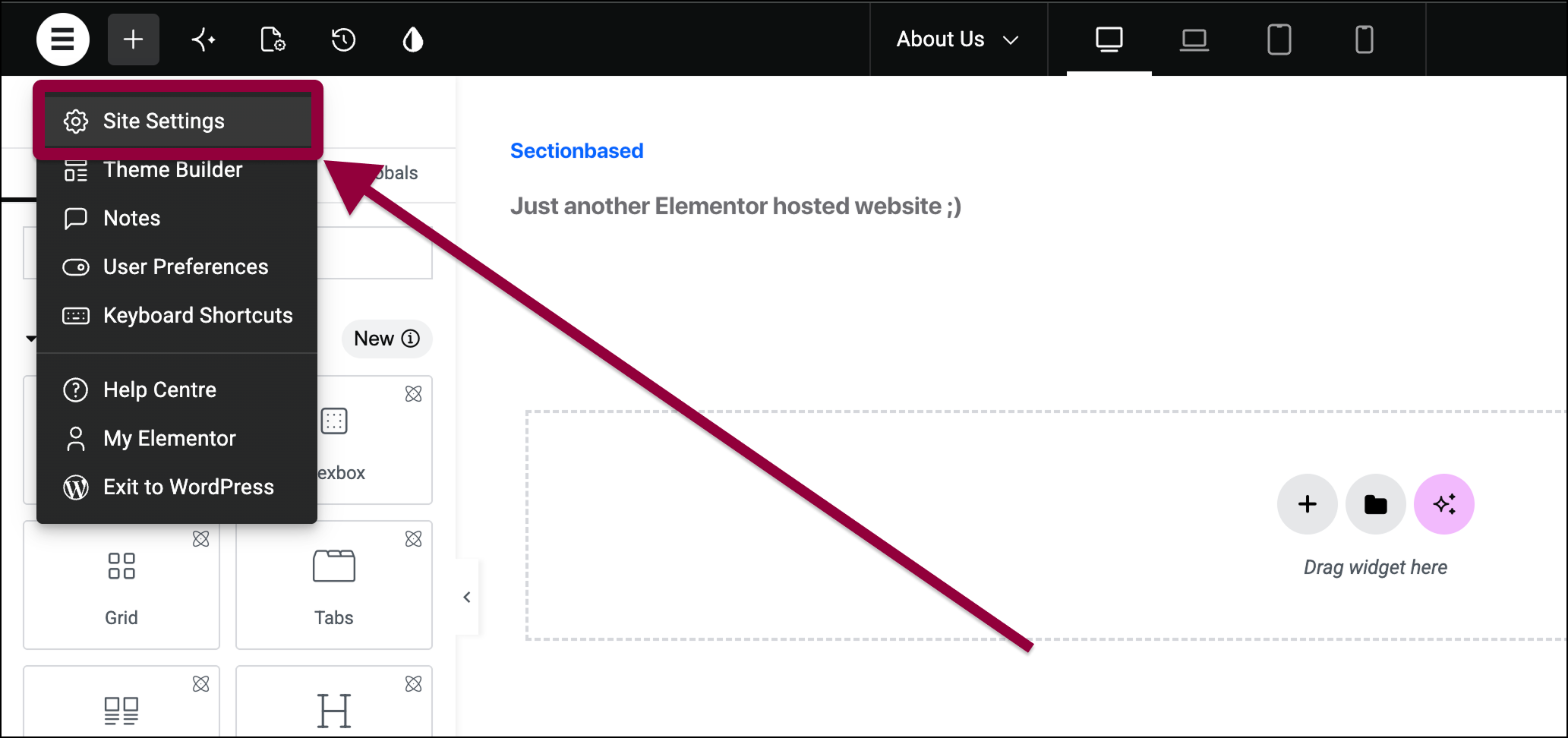 editor-panel-settings-drop-down