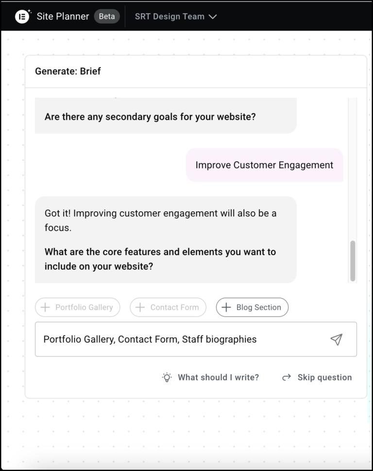 The website's main features