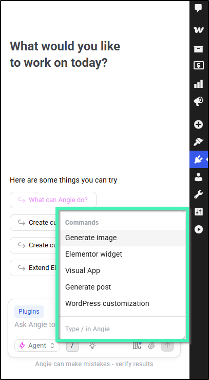 command box