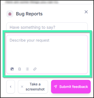 describe feedback