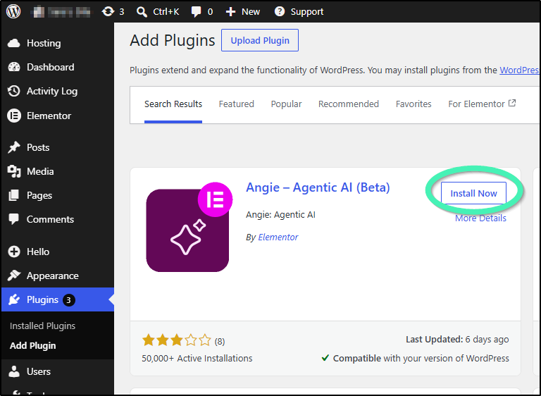 install angie