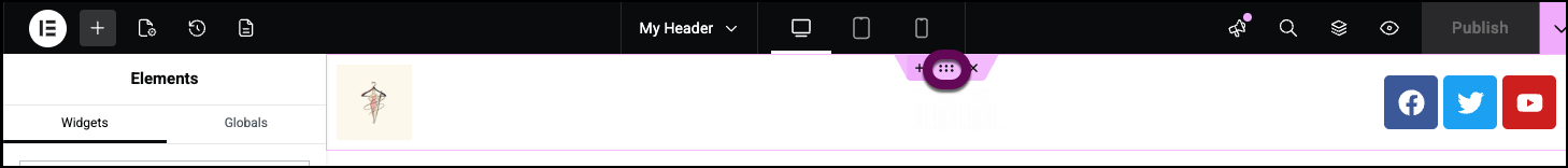 Select the container