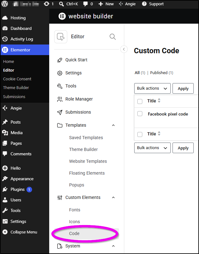editor code