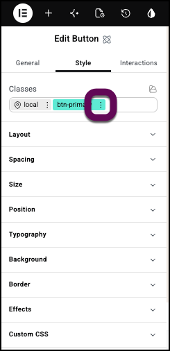 The ellipses are to the right of the class name