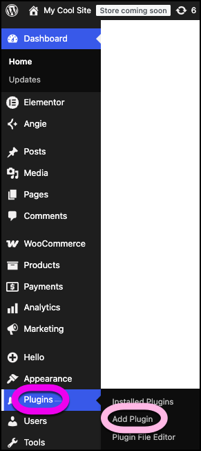 Select Add new plugin