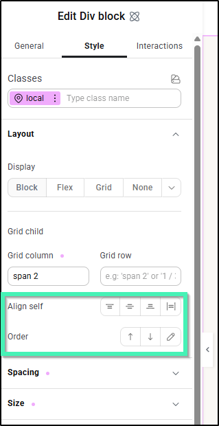 align
