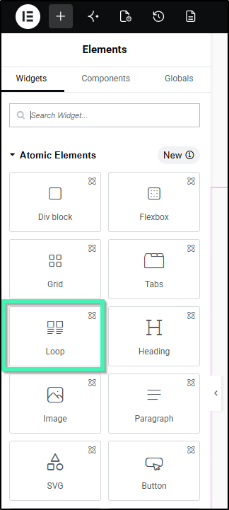 loop atomic element