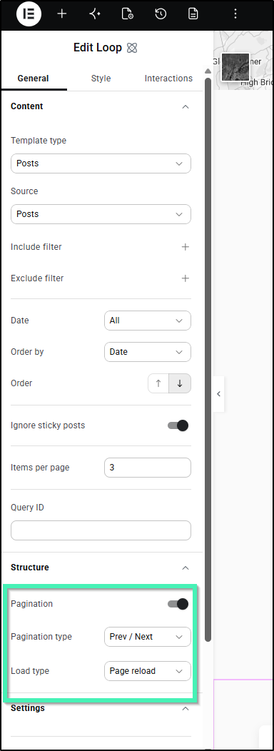 loop pagination