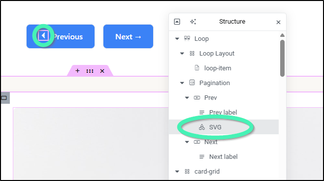 svg icon loop