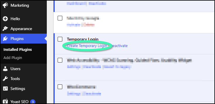 create login