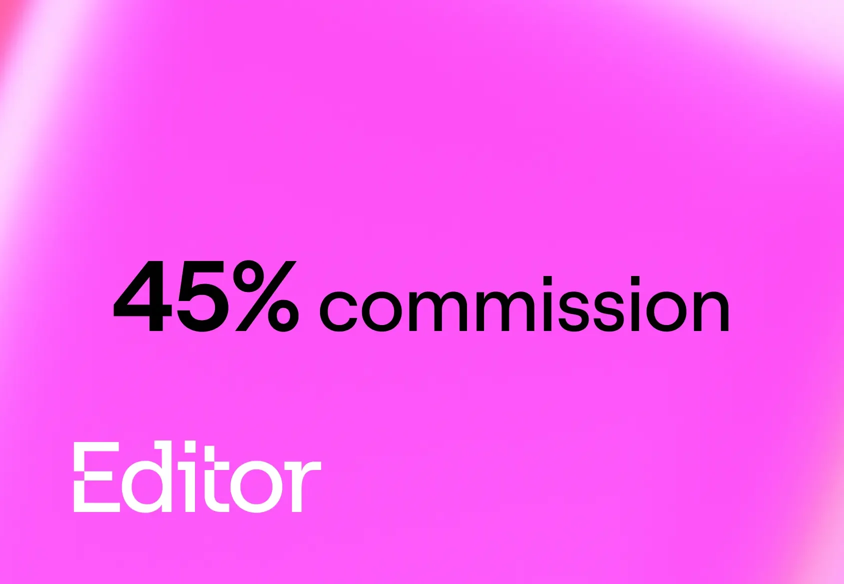 45% commision - elementor editor pro